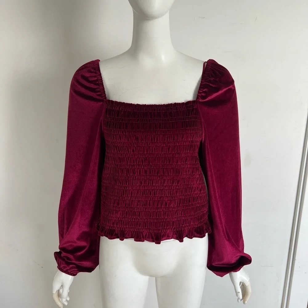 NWT 58$ Sunflower Italy Womens Top Size L White Lace Back Tee Shirt Blouse - Picture 3 of 8